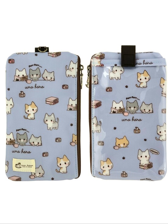 Uma Hana Accessories - Waterproof Cat Phone Case Pouch W/ Neck Strap